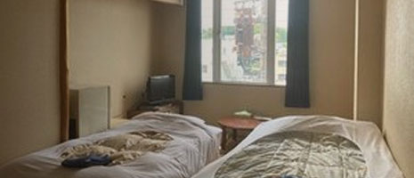 ツインンベット和室2名部屋（バス共用）